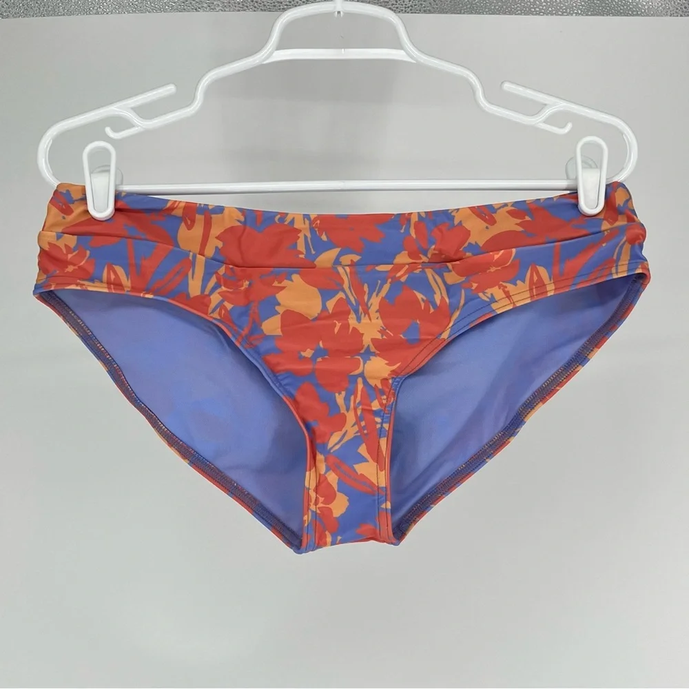 PRANA NWT WOMEN’S PRESOLANA SWIM BOTTOMS MORNING GLORY BLOOM MEDIUM - Picture 2 of 10